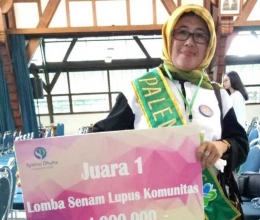 Elnitasari, Ketua Persatuan Lupus Sumatera Selatan. (Foto: Dokpri. Elnita)
