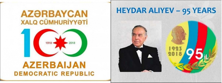 The 100th anniversary of Azerbaijan and 95th years of Heydar Aliyev (Source: www.instagram.com/azembindonesia)