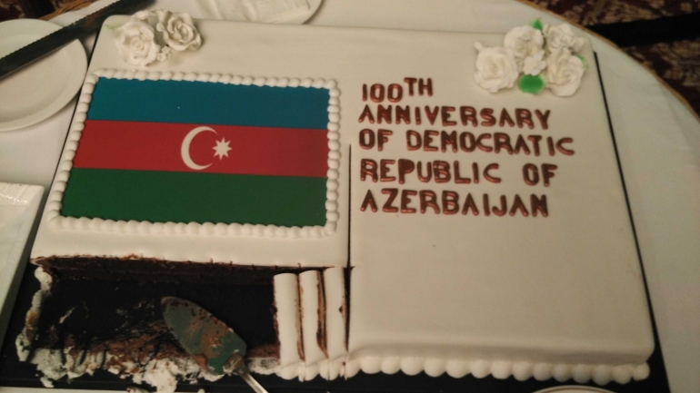 100th Anniversary Cake of Azerbaijan (my documentation)