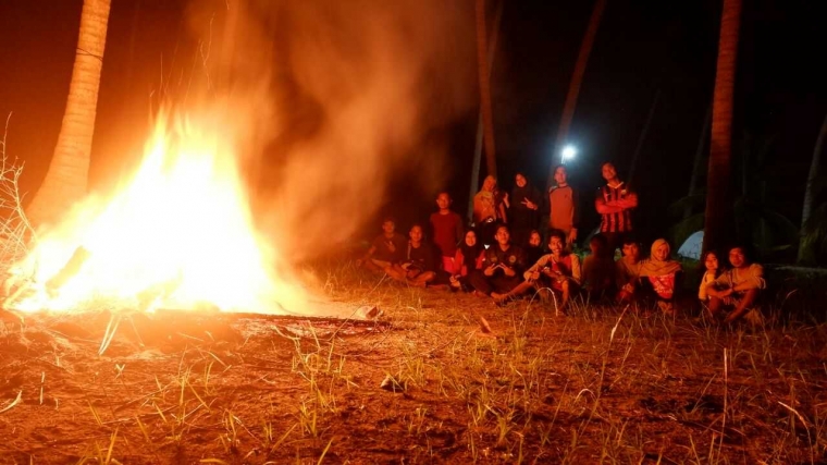 Pantai selat ransang anambas/dokumentasi pribadi
