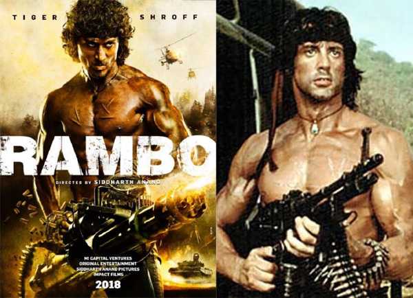Rambo Versi Bollywood dan Hollywood (sumber: bollywoodlife.com)