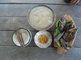 gerabah dan makanan khas Papeda (JM)