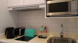 Mini Kitchen yang ada disetiap kamar di Morrissey| Dokumentasi pribadi
