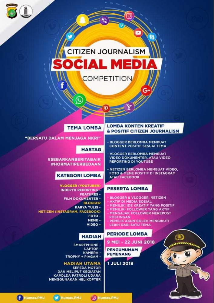 Citizen Journalism Competition (Dok.Humas Metro Jaya)
