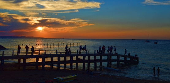 Keramaian di Pantai Kopan I Dokpri