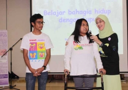 KANAN: Dian Syarief, Odapus dan Chairman Syamsi Dhuha Foundation atau SDF. (Foto: Dok. SDF)