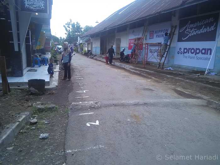 Tanda-tanda di jalan Pasar Takjil (dok.pribadi)