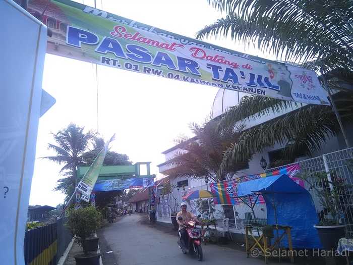 Spanduk Pasar Takjil (dok.pribadi)