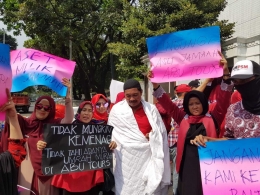 Para Jemaah Abu Tour dari Makassar Ke Jakarta Menghadap Kemenag Dokpri