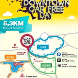 Downtown Car Free Day (sumber: id.foursquare.com)