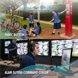 Panic Button yang terkoneksi dengan Command Center 24/7 | Sumber: Akun Twitter Alam Sutera @AlamSuteraInfo