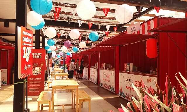 Jejeran booth Go Food (dok.yayat)
