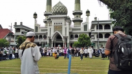 Masjid Jami' Malang, berjarak 1,7 km dari rumah saya sesuai google map. - Dokumentasi Pribadi