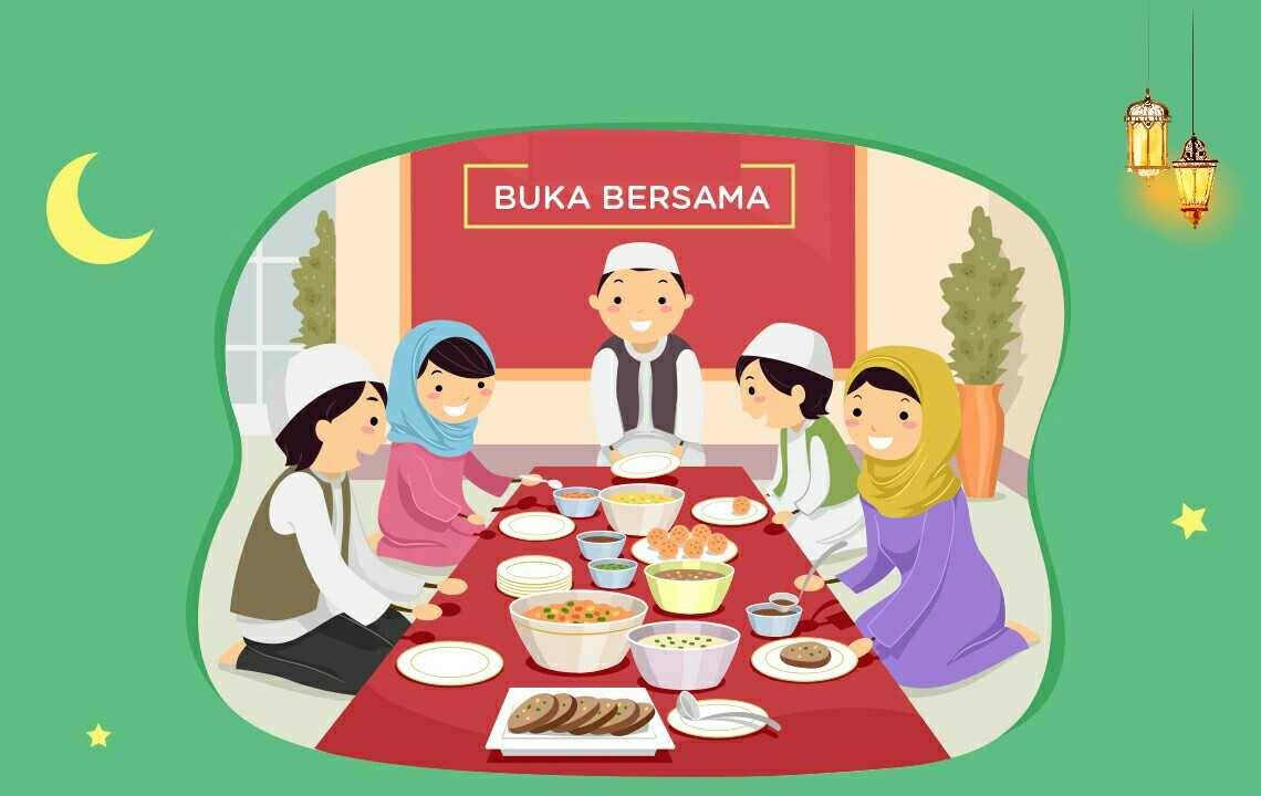 Animasi Buka Puasa Bersama