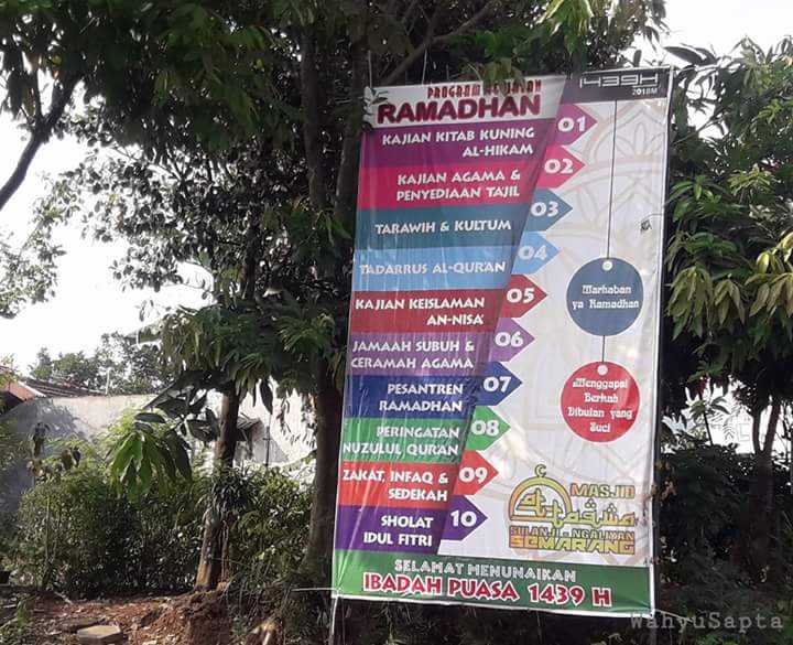 Selama bulan Ramadan, Masjid At-Taqwa memiliki kegiatan yang bertujuan untuk mempertebal keimanan warga muslim di lingkungan masjid. (Foto: dokpri).