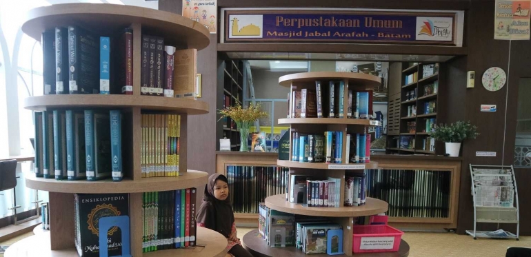 Perpustakaan Masjid Jabal Arafah Batam. | Dokumentasi Pribadi