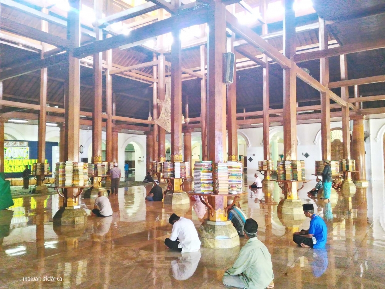 Interior Masjid Ampel Surabaya (dok.pri)