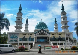 Masjid Raya Al Mujahiddin kota Selong, Lombok Timur. Dokpri