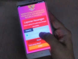 Aplikasi Lamikro (kepanjangan dari Laporan Akuntansi Usaha Mikro) yang diluncurkan Kementerian Koperasi dan UMKM yang bekerja sama dengan Ikatan Akuntan Indonesia (IAI) ditujukan untuk mempermudah pencatatan keuangan pengusaha mikro (dok.windhu)