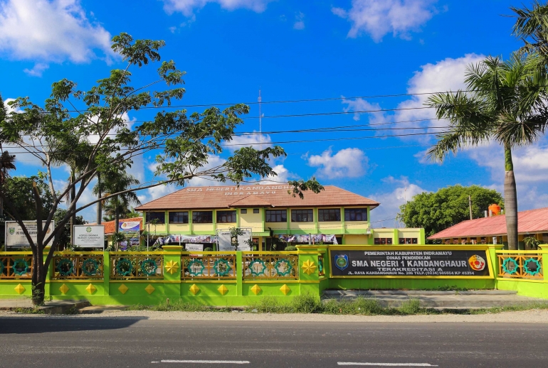 SMAN 1 Kandanghaur akan menjadi SMAN 2 Indramayu (Gambar Mapio.net)