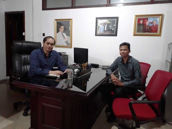 Bersama Burmalis Ilyas (Direktur Utama PT.Anak Salido)