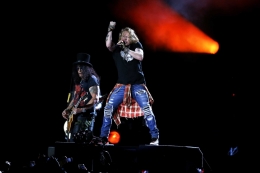 Google: salah satu konser terbaru GNR di Brazil