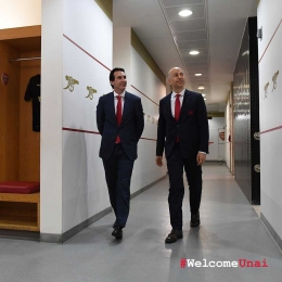 Unai Emery tiba di Markas Arsenal (dok.arsenal)