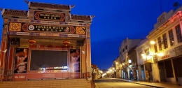 Panggung jonker walk pagi hari.