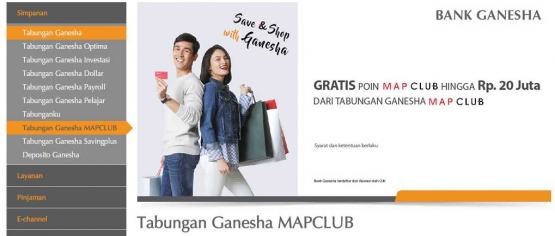 Produk Simpanan. Dok https://www.bankganesha.co.id