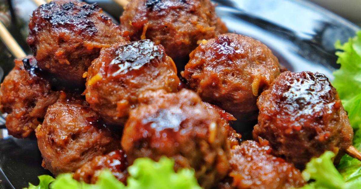 Bakso bakar. sumber: cookpad.com
