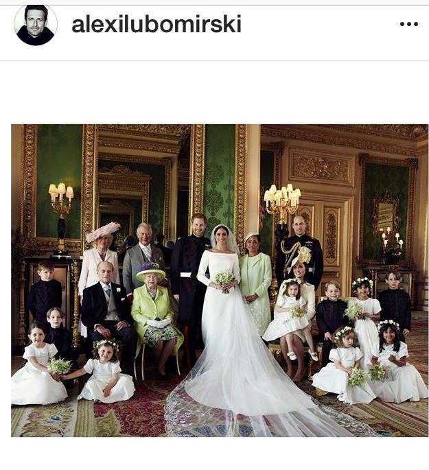 foto resmi keluarga kerajaan inggris (instagram alexi l)