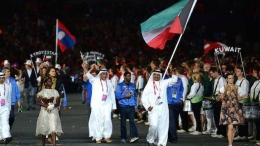 Penampilan Kuwait di upacara pembukaan Olimpiade London 2012 (dok. www.pastemagazine.com)