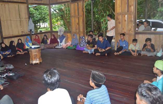 Peserta yang ikut hadir dalam Bukber Bentangor Kids. Foto dok. Yayasan Palung