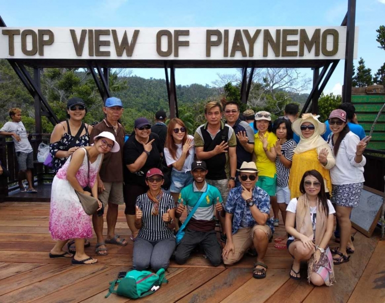 Ada 309 tangga dari pintu masuk sampai ke Top view of Piaynemo (dok pribadi)
