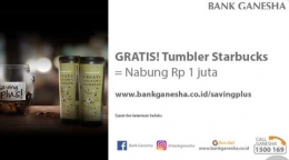 Bangga ini dapat digunakan pebuh jika jadi nasabah Bank Ganesha. Saat ini sedang ada promo sebagai nasabah baru (sumber: Bank Ganesha)