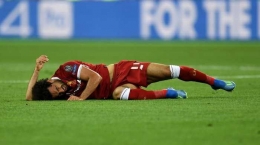 Tangisan Mohamed Salah, Gagalkan Liverpool Ukir Sejarah (sumber gambar: http://surabaya.tribunnews.com)