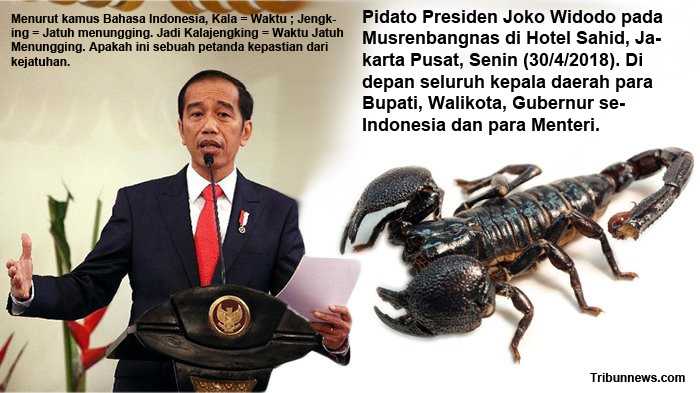 Tidak ada Juknis dan Juklak dari Gagasan Kalajengking Jokowi (sumber: aceh.tribunnews.com)