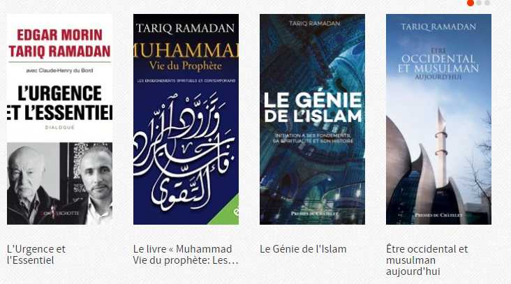 Sebagai seorang dosen, profesor dan filsuf, ini adalah beberapa tulisan hasil buah pikir Tariq Ramadan. Ada tentang
