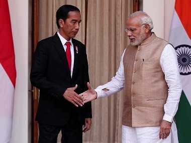 Photo : kunjungan Presiden Jokowi ke India Awal Tahun 2018 (firstpost.com)
