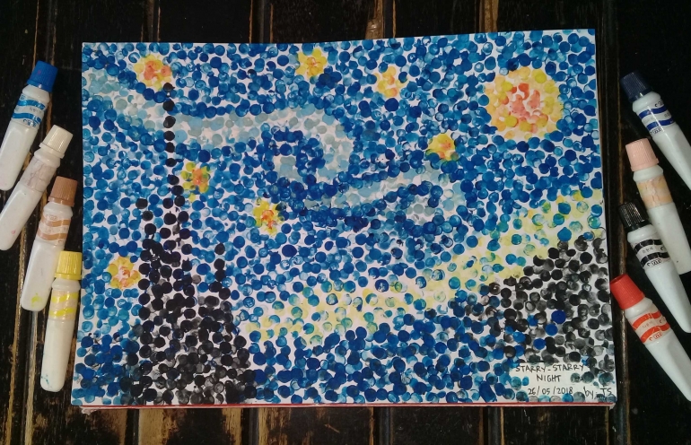 Starry Starry Night. By me. Ilustrasi: dokpri.