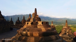 Opened Stupa yang menghadap barat (Dokpri)