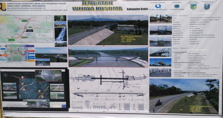 Foto-Foto DokumentasiPembangunan Jembatan Wijaya Kusuma oleh Kementerian PUPR (foto: Luana Yunaneva)