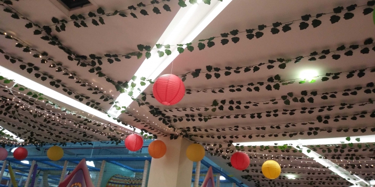 Meriahnya balon-balon di Go-Food Festival Source: dok. Pribadi