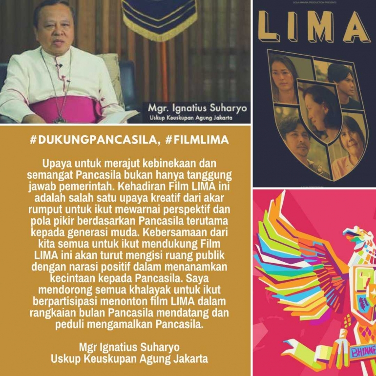 Foto ini didapat dari twitter dengan #filmlima