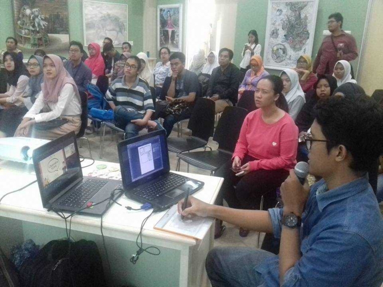 Pemaparan materi oleh Salam (Foto: KPBMI)