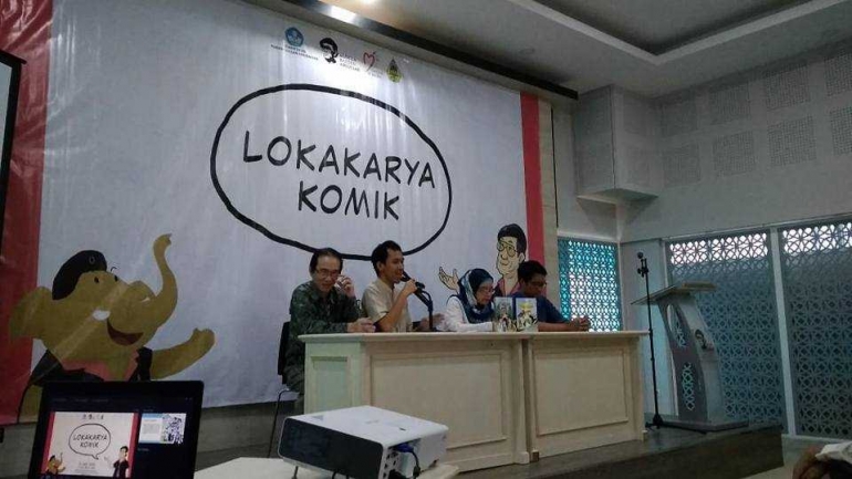 Pembukaan kegiatan Lokakarya Komik di Museum Basoeki Abdullah (Foto: KPBMI)