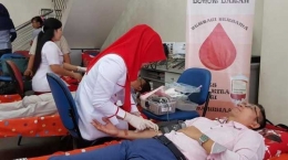 kegiatan donor darah dok.palembang.tribunnews.com