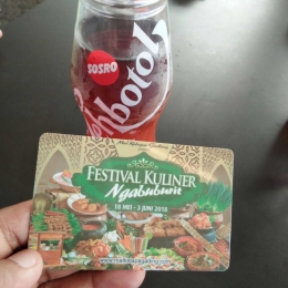 Gunakan kartu ini untuk bertransaksi Festival Kuliner Ngabuburit