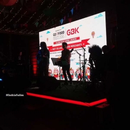 Pertunjukan Band Menambah Semarak GO-FOOD Festival |Dokpri