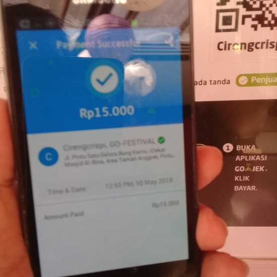 Mantapnya transaksi dengan GO-Pay |Foto: Indria Salim